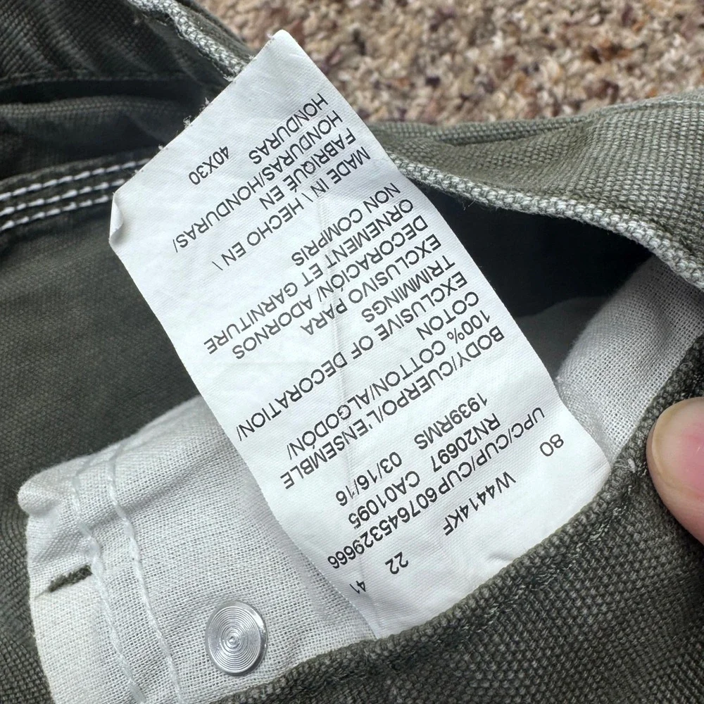Dickies Carpenter Pants‎ Dark Green Mens 40x30 Work Utility Relaxed Fit